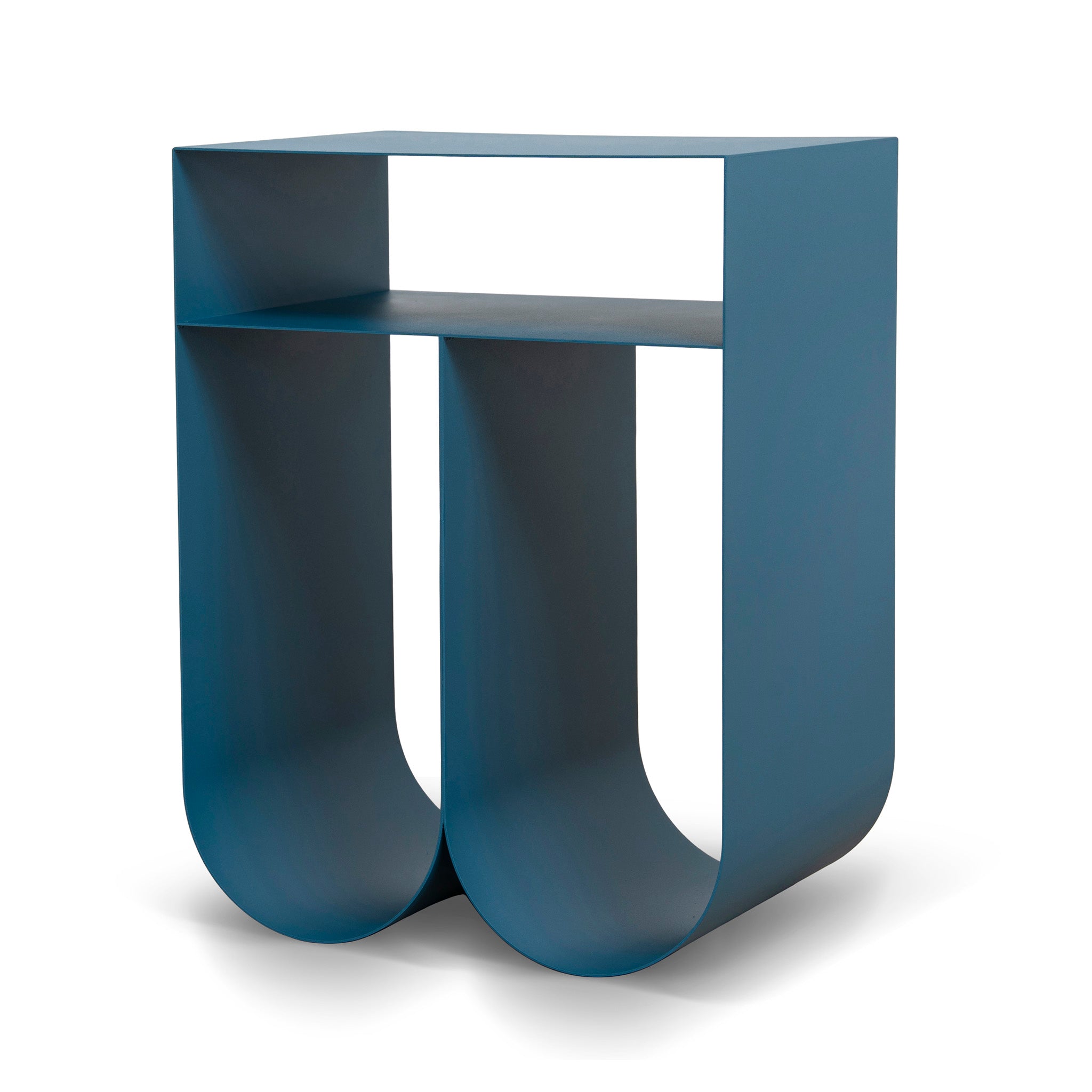 35.5cm Side Table - Navy Blue