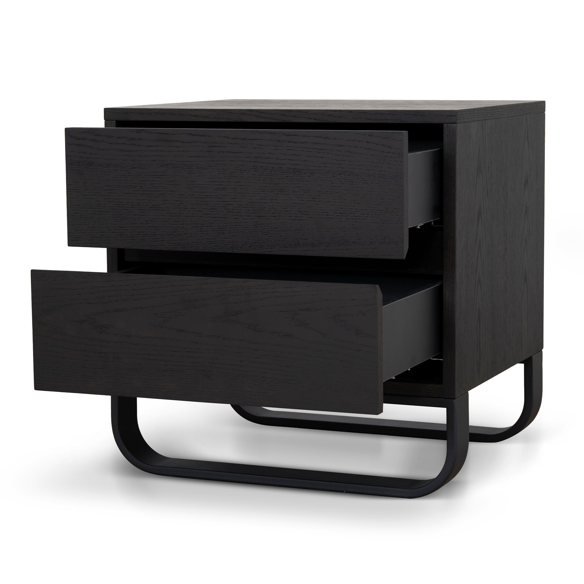 55cm Bedside Table - Dark Walnut - image 3