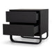 55cm Bedside Table - Dark Walnut - image 3