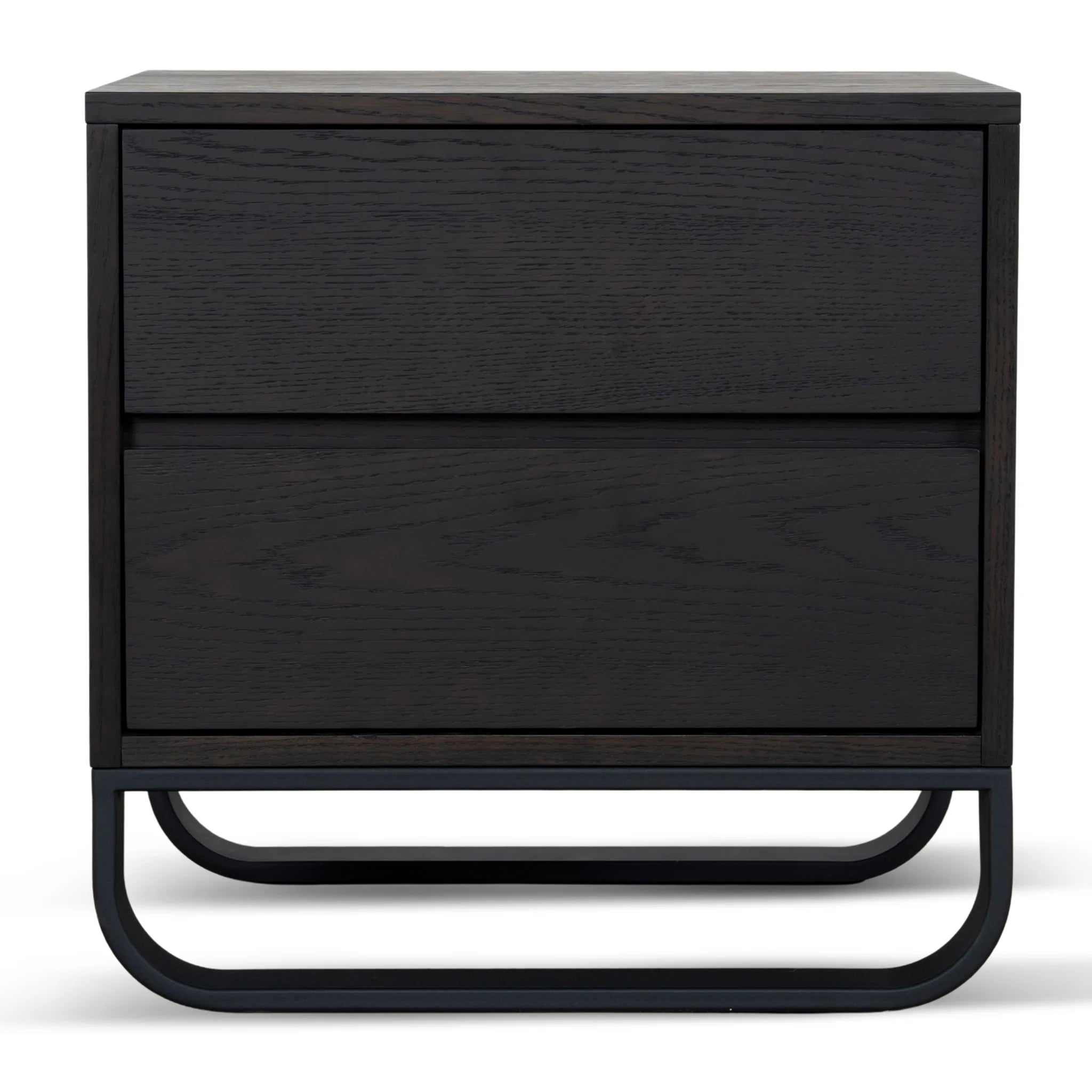 Showcasing Vimirina 55cm Bedside Table - Dark Walnut ST12098-BB Bedside Table by Calibre Furniturs