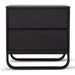 Showcasing Vimirina 55cm Bedside Table - Dark Walnut ST12098-BB Bedside Table by Calibre Furniturs