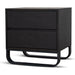 55cm Bedside Table - Dark Walnut