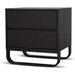 Showcasing Vimirina 55cm Bedside Table - Dark Walnut ST12098-BB Bedside Table by Calibre Furniturs