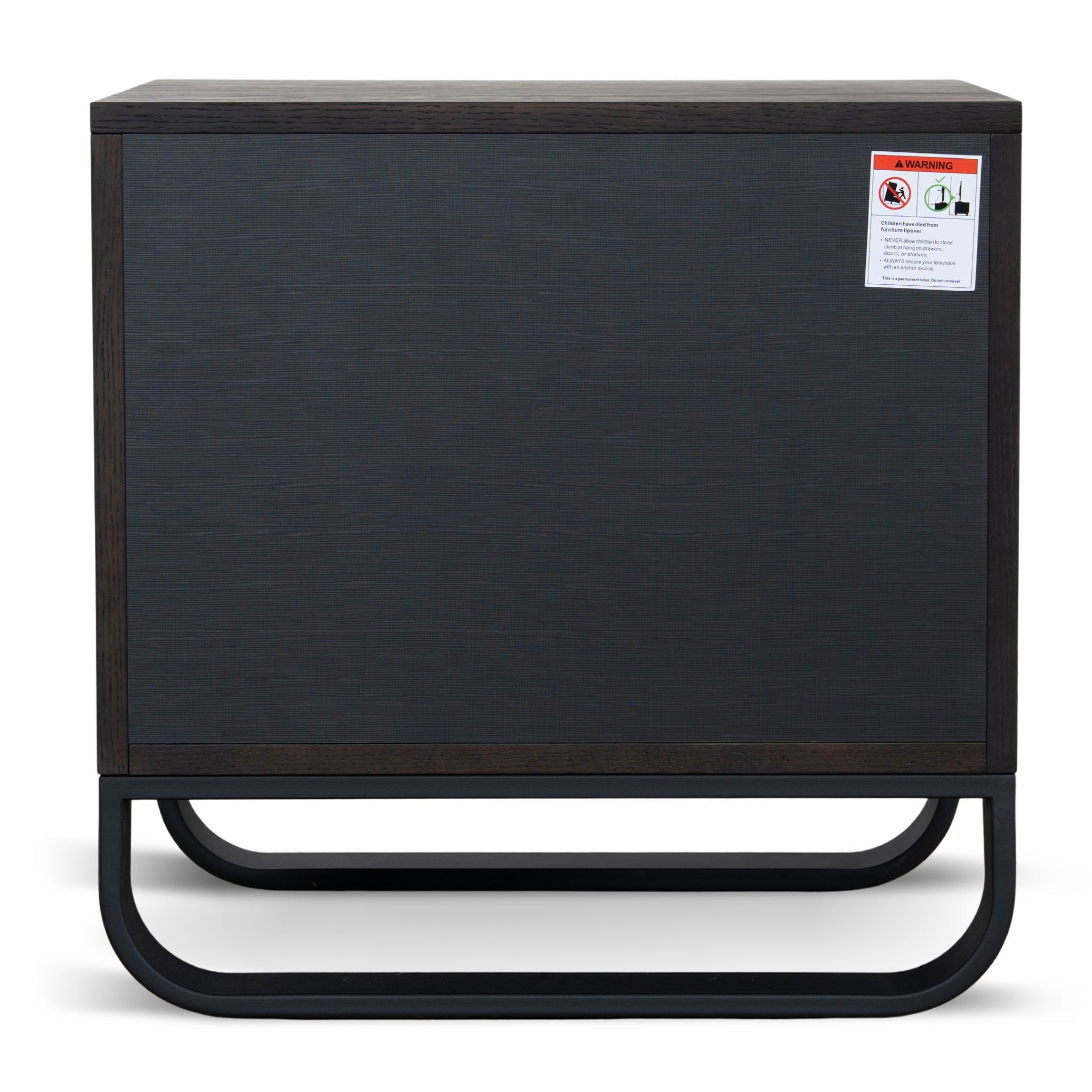 55cm Bedside Table - Dark Walnut - image 5