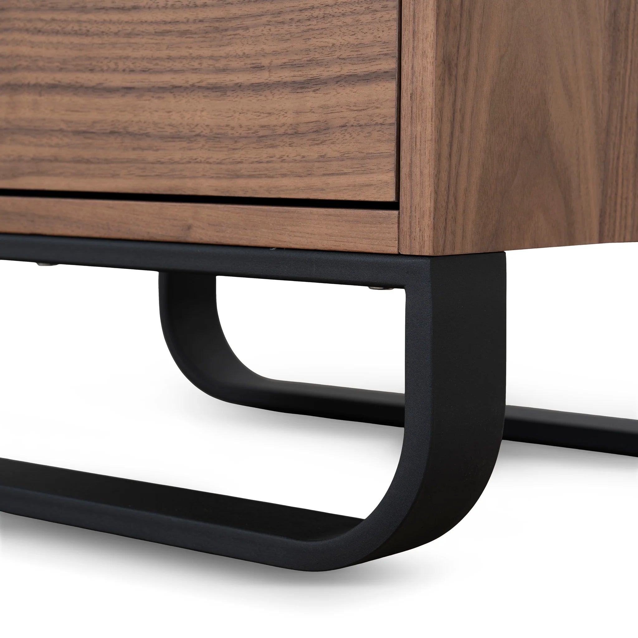 Sonomora 55cm Bedside Table - Walnut