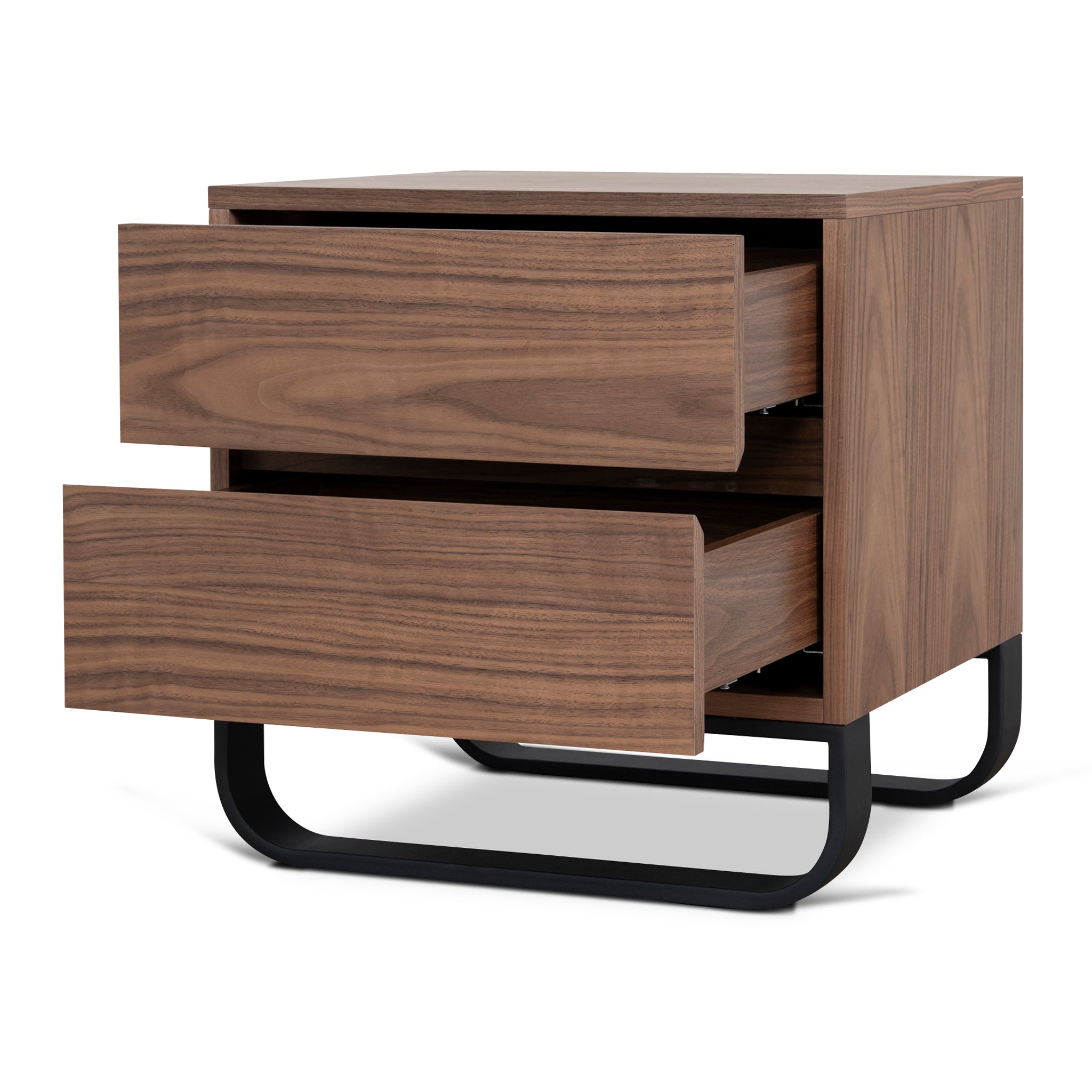 55cm Bedside Table - Walnut - image 3