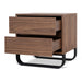55cm Bedside Table - Walnut - image 3
