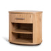 Showcasing Cidovana Bedside Table - Knotty Oak ST12109-VN Bedside Table by Calibre Furniturs
