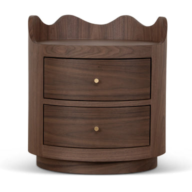 Showcasing Movera 51cm Bedside Table - Walnut ST12143-DW Bedside Table by Calibre Furniturs