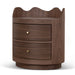 51cm Bedside Table - Walnut