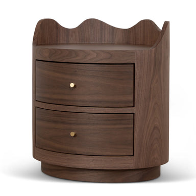 Showcasing Movera 51cm Bedside Table - Walnut ST12143-DW Bedside Table by Calibre Furniturs