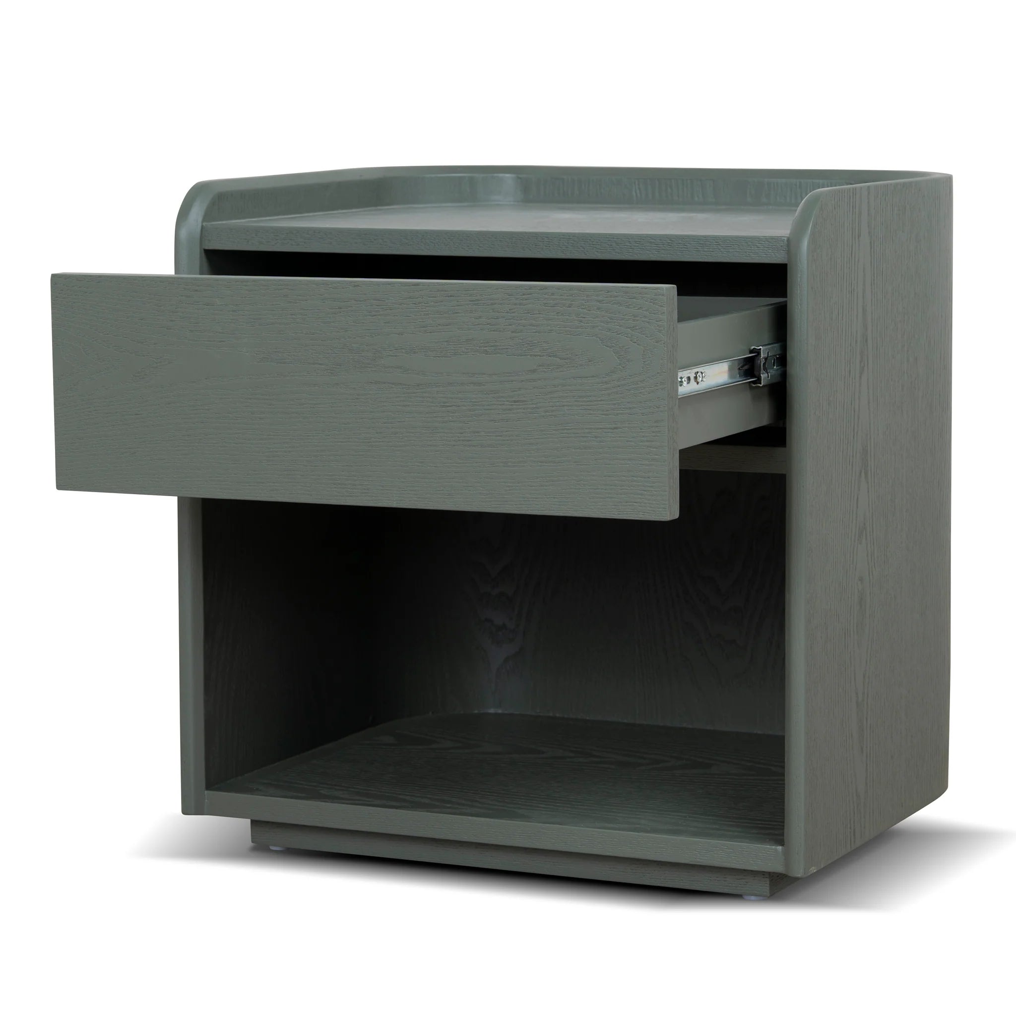 Showcasing Cadotala 50cm Bedside Table - Sage Green ST12146-DW Bedside Table by Calibre Furniturs
