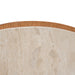 50cm Round Travertine Side Table - Natural - image 10