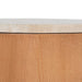 50cm Round Travertine Side Table - Natural - image 4