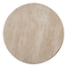 50cm Round Travertine Side Table - Natural - image 9