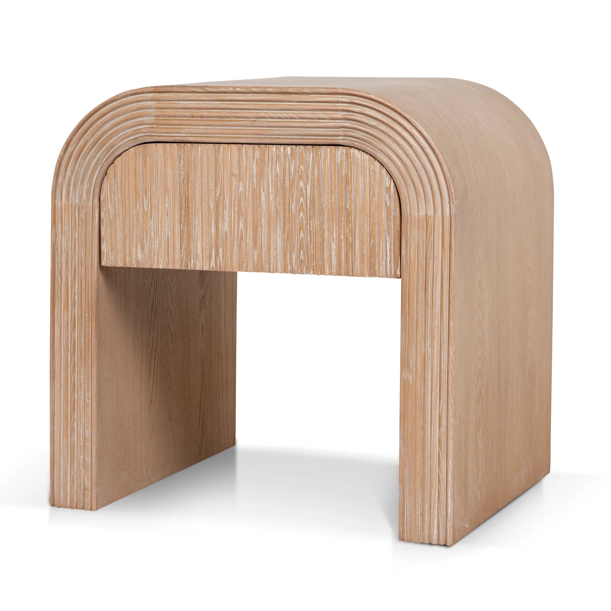 Showcasing Dororina 55cm Bedside Table - Light Natural ST12155-NI Bedside Table by Calibre Furniturs