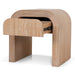 Showcasing Dororina 55cm Bedside Table - Light Natural ST12155-NI Bedside Table by Calibre Furniturs
