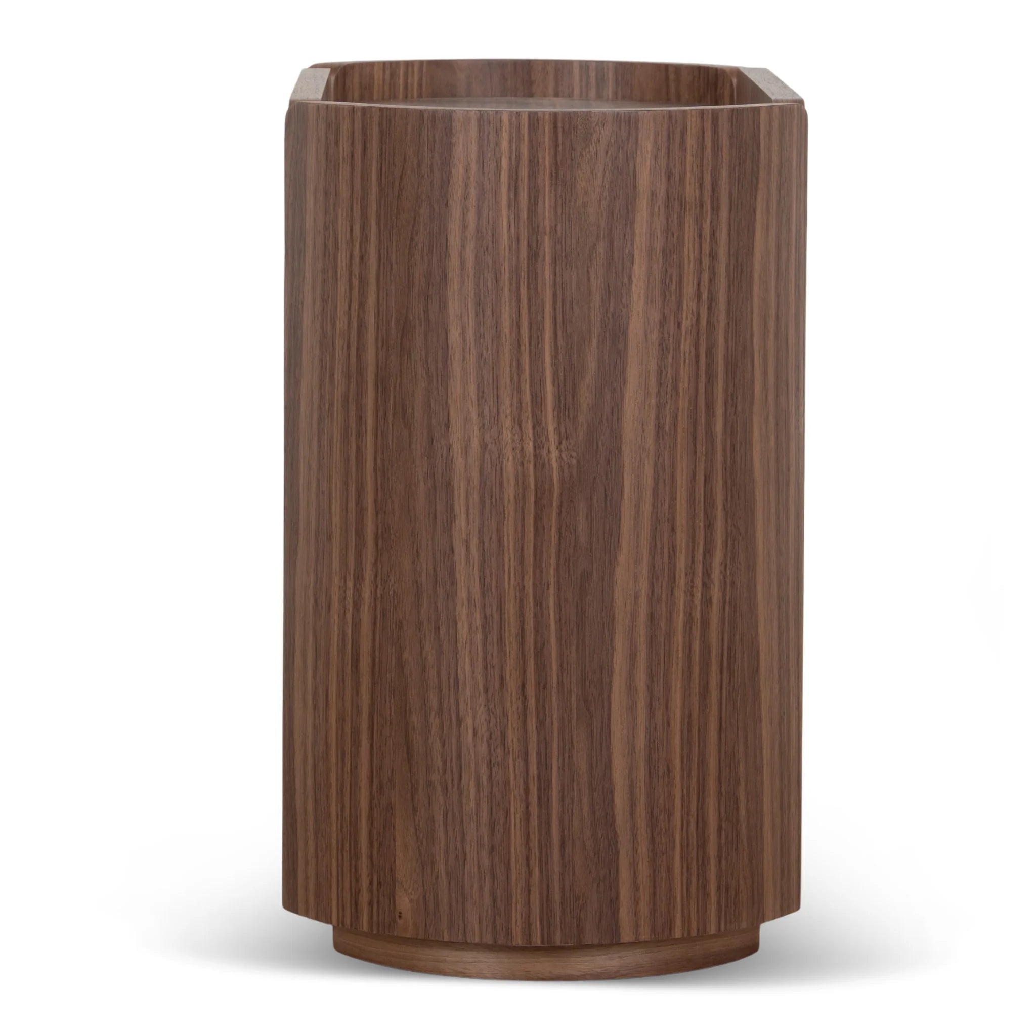 Bacera 60cm Bedside Table - Walnut