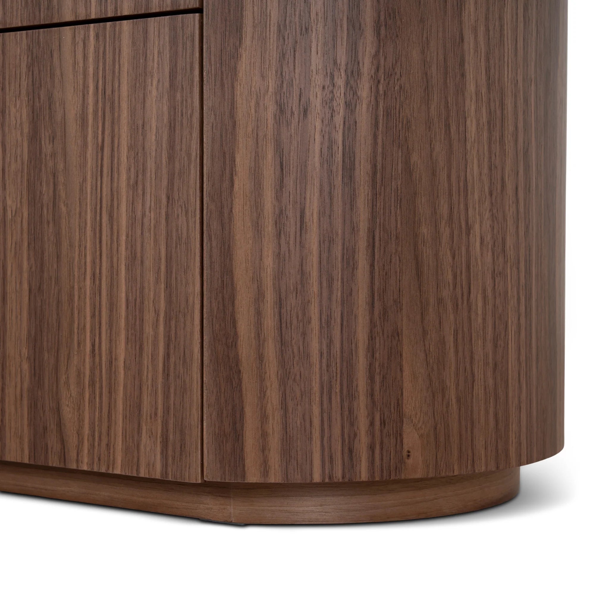 Bacera 60cm Bedside Table - Walnut