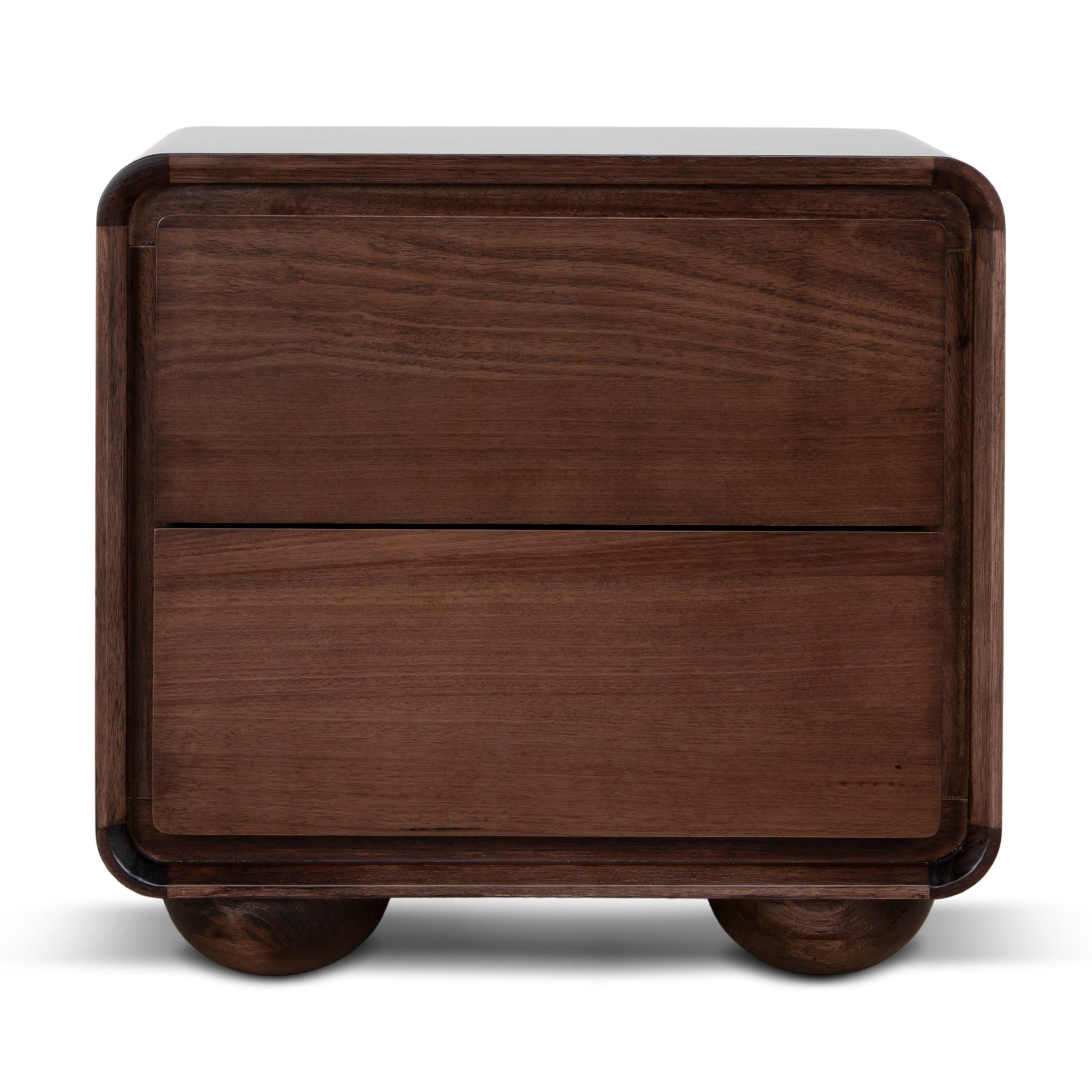 56cm Bedside Table - Walnut
