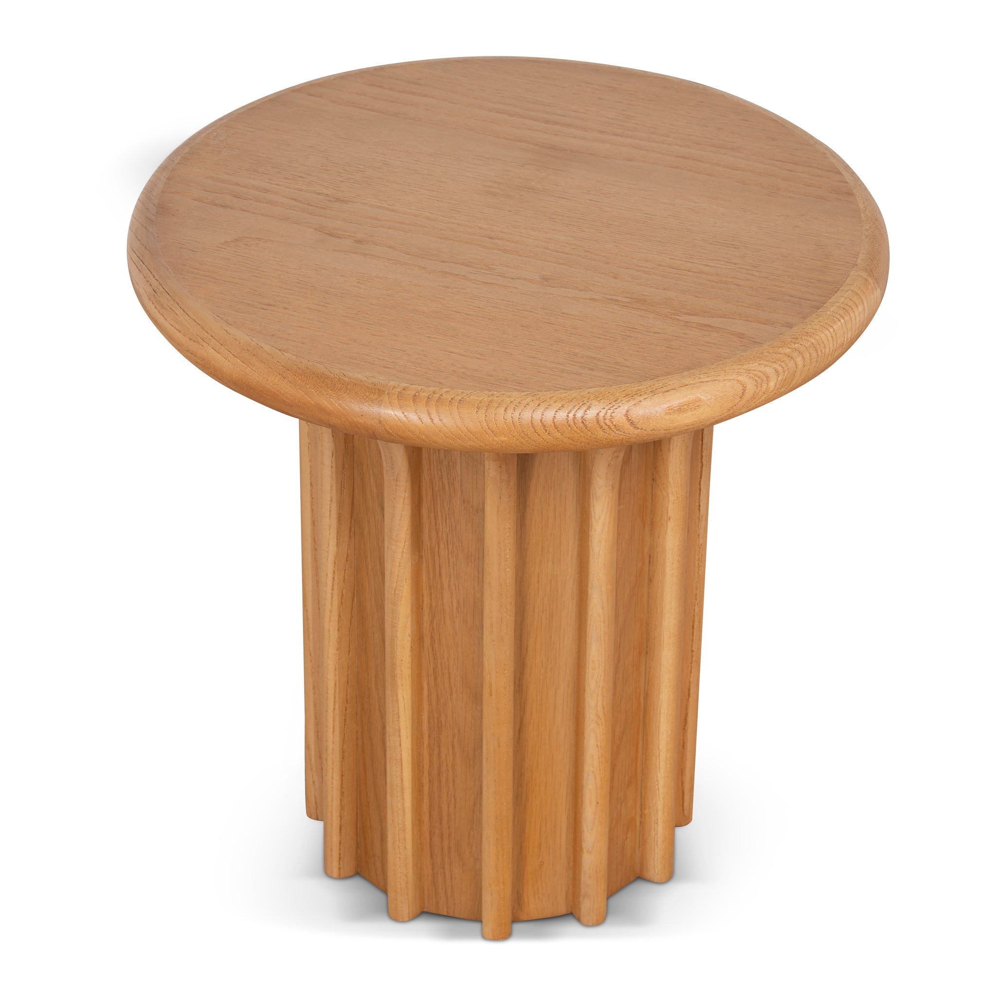CST12354-NI Round Side Table - Natural