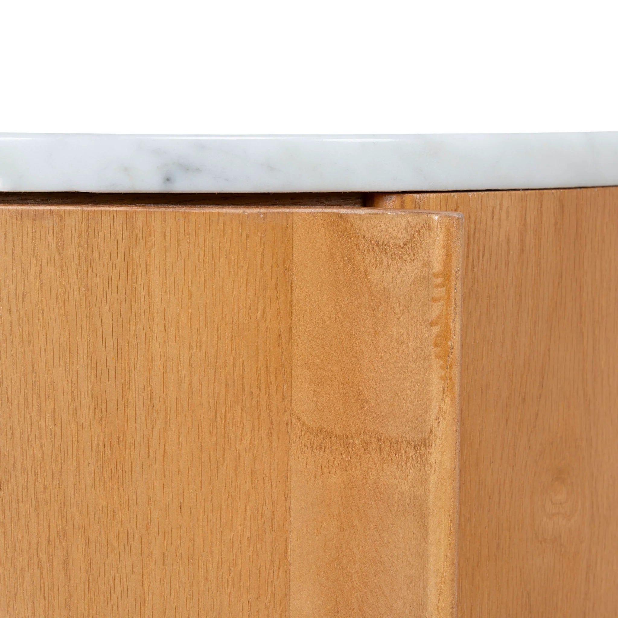 Kilara Round Bedside Table - Natural