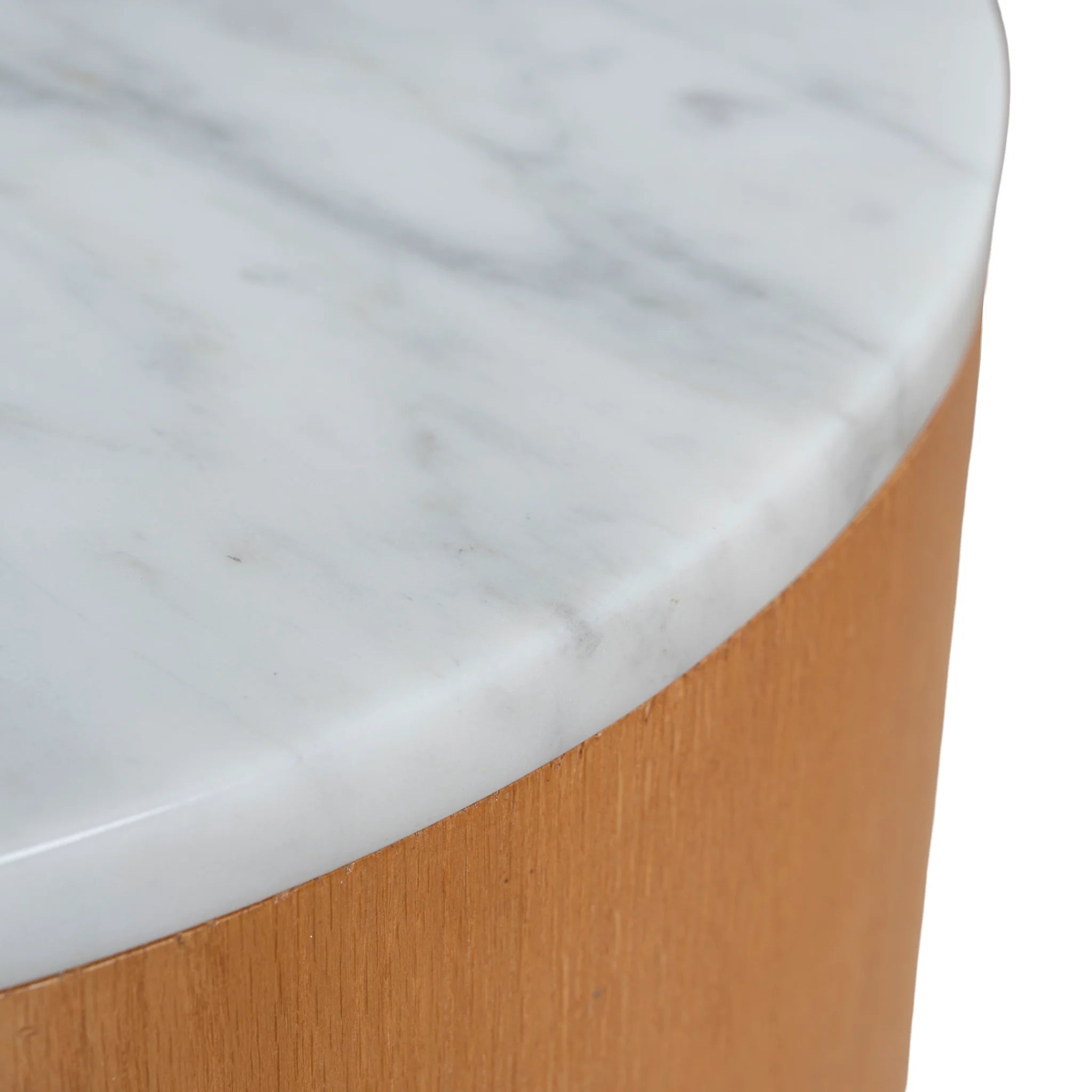 Kilara Round Bedside Table - Natural