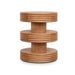 Showcasing Bedora 42cm Side Table - Natural ST12358-NI Side Table by Calibre Furniturs