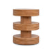 Showcasing Bedora 42cm Side Table - Natural ST12358-NI Side Table by Calibre Furniturs