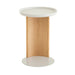 39.8cm Natural Side Table - Warm Grey - image 2
