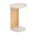 39.8cm Natural Side Table - Warm Grey