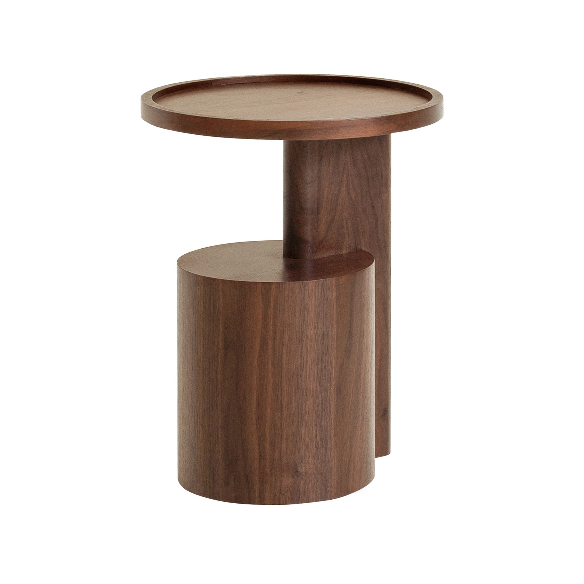 40cm Side Table - Walnut