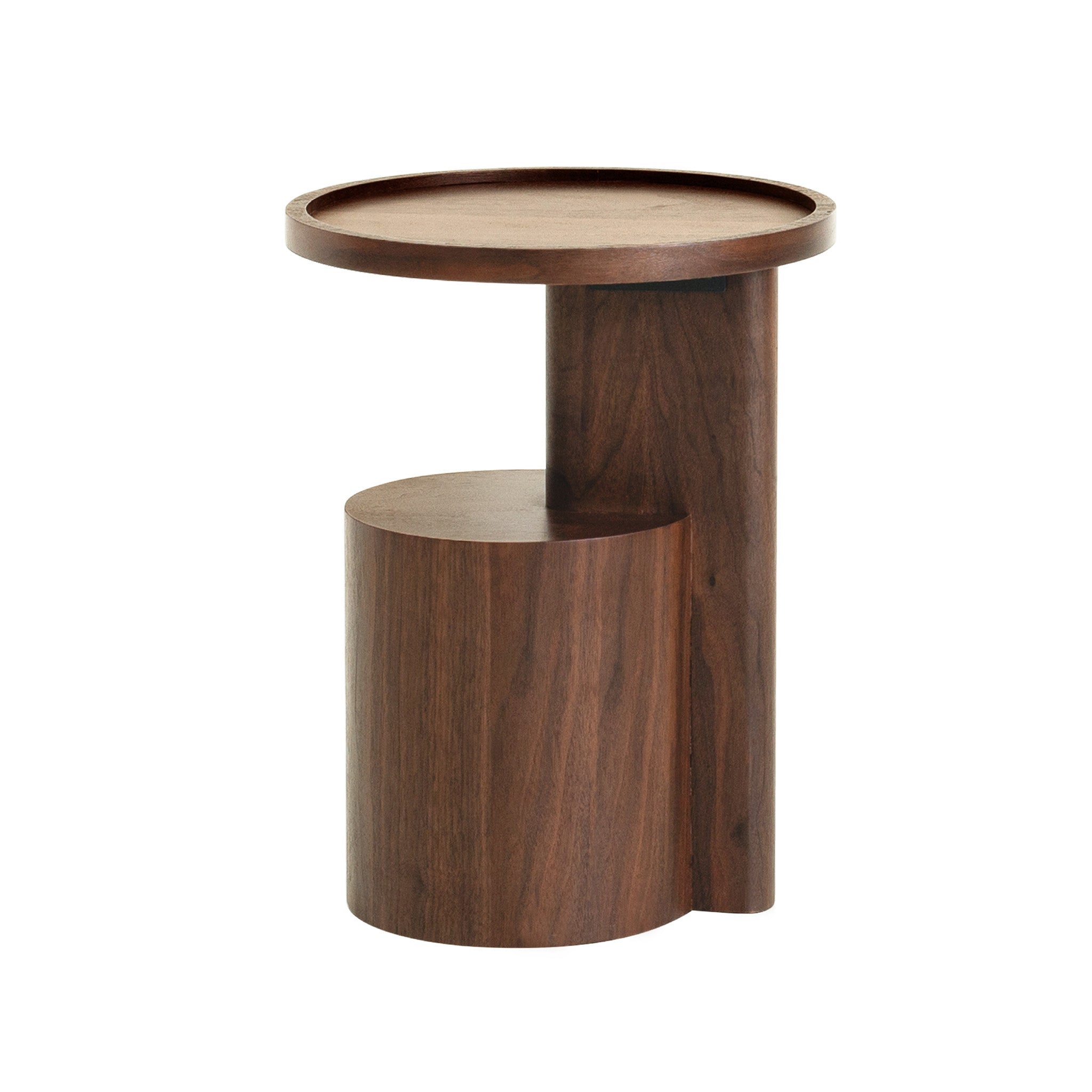 CST12578-IG 40cm Side Table - Walnut