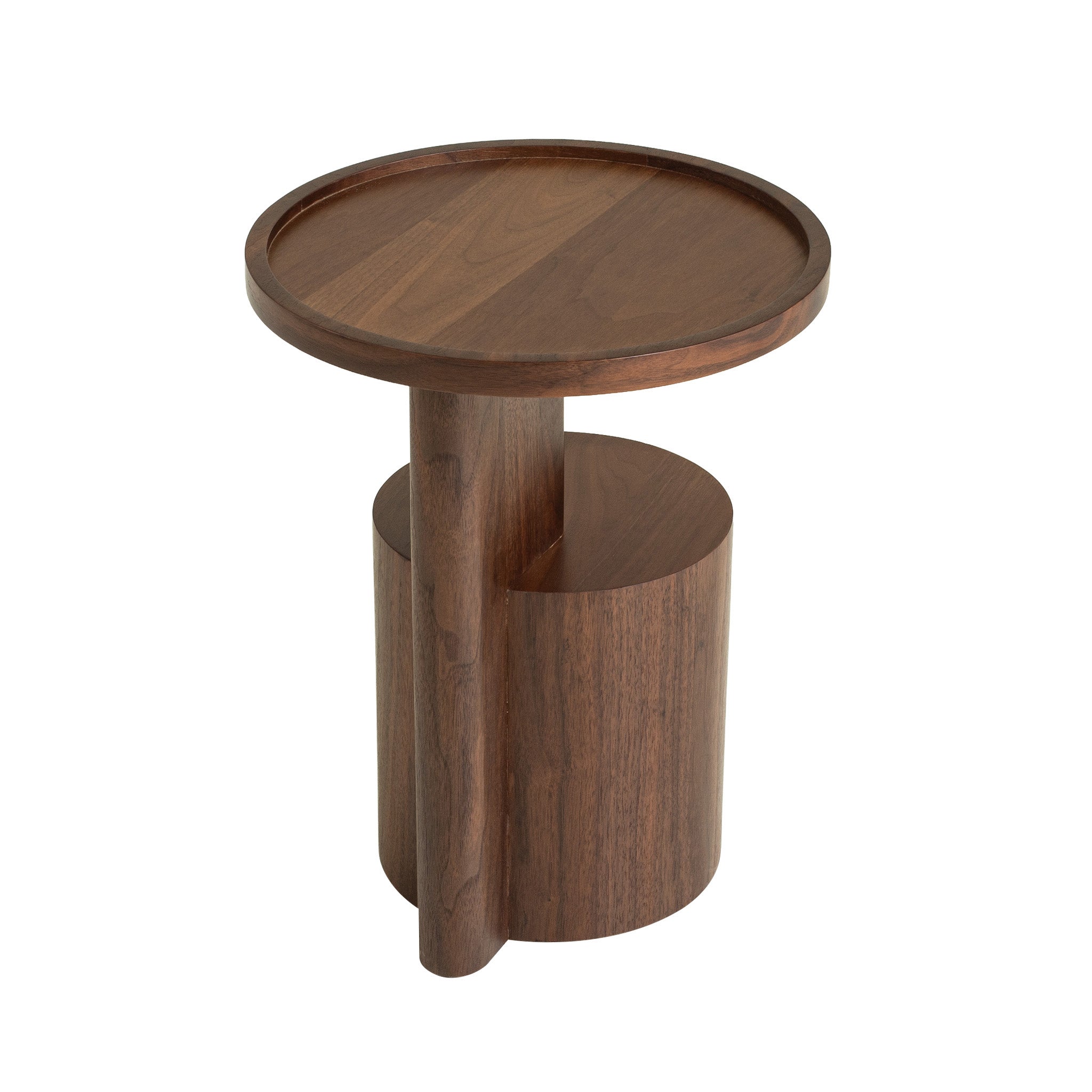 CST12578-IG 40cm Side Table - Walnut