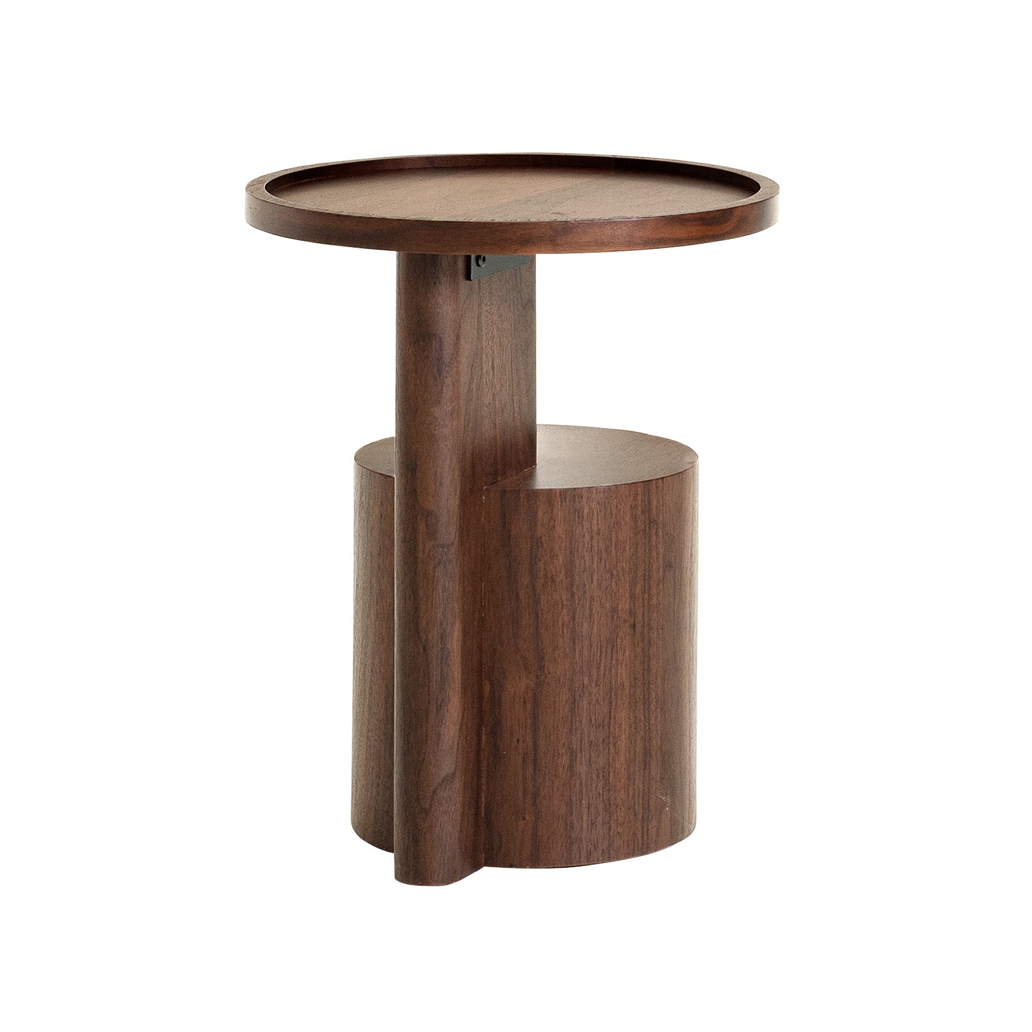 CST12578-IG 40cm Side Table - Walnut