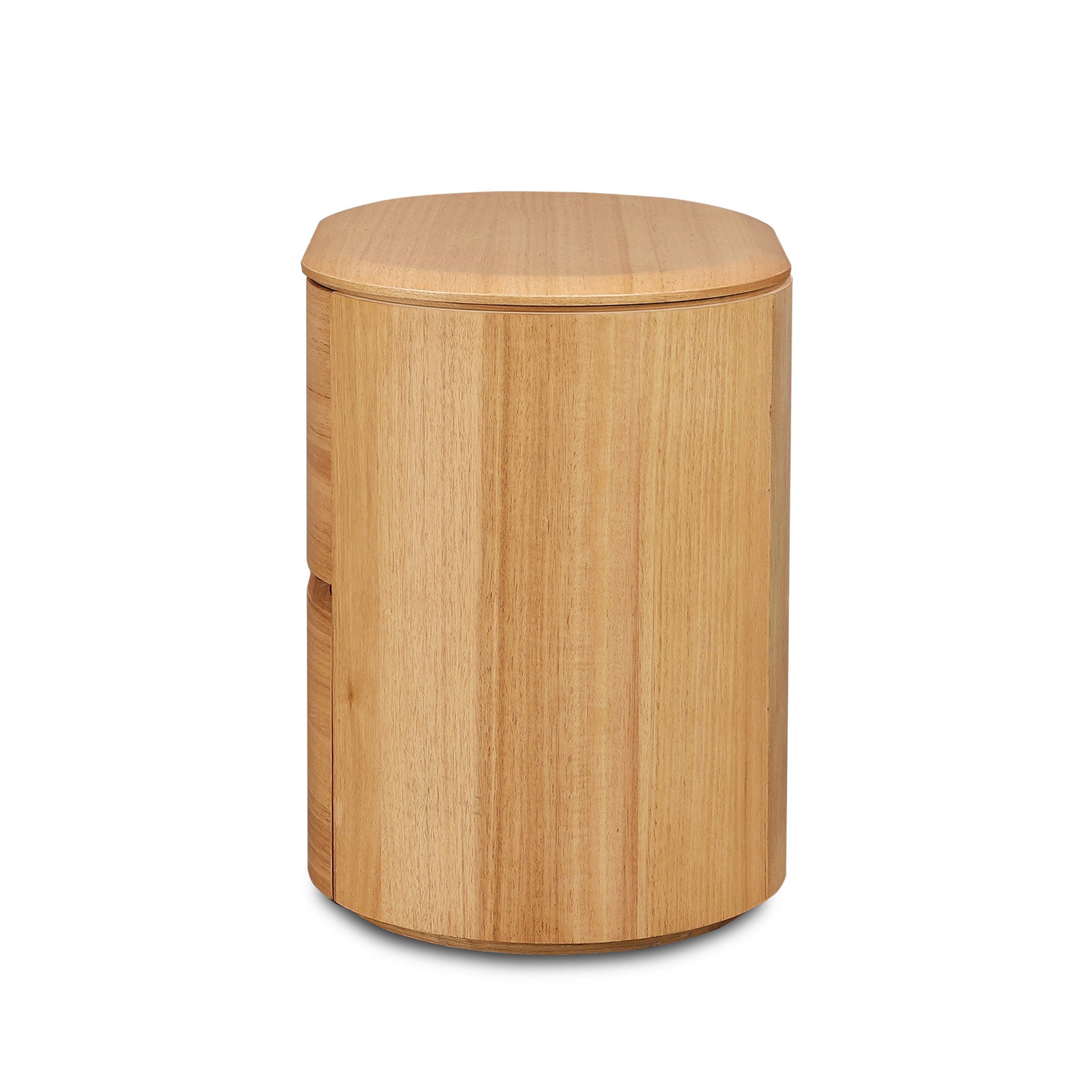 CST12640-MA 60cm Tassie Oak Bedside Table - Natural