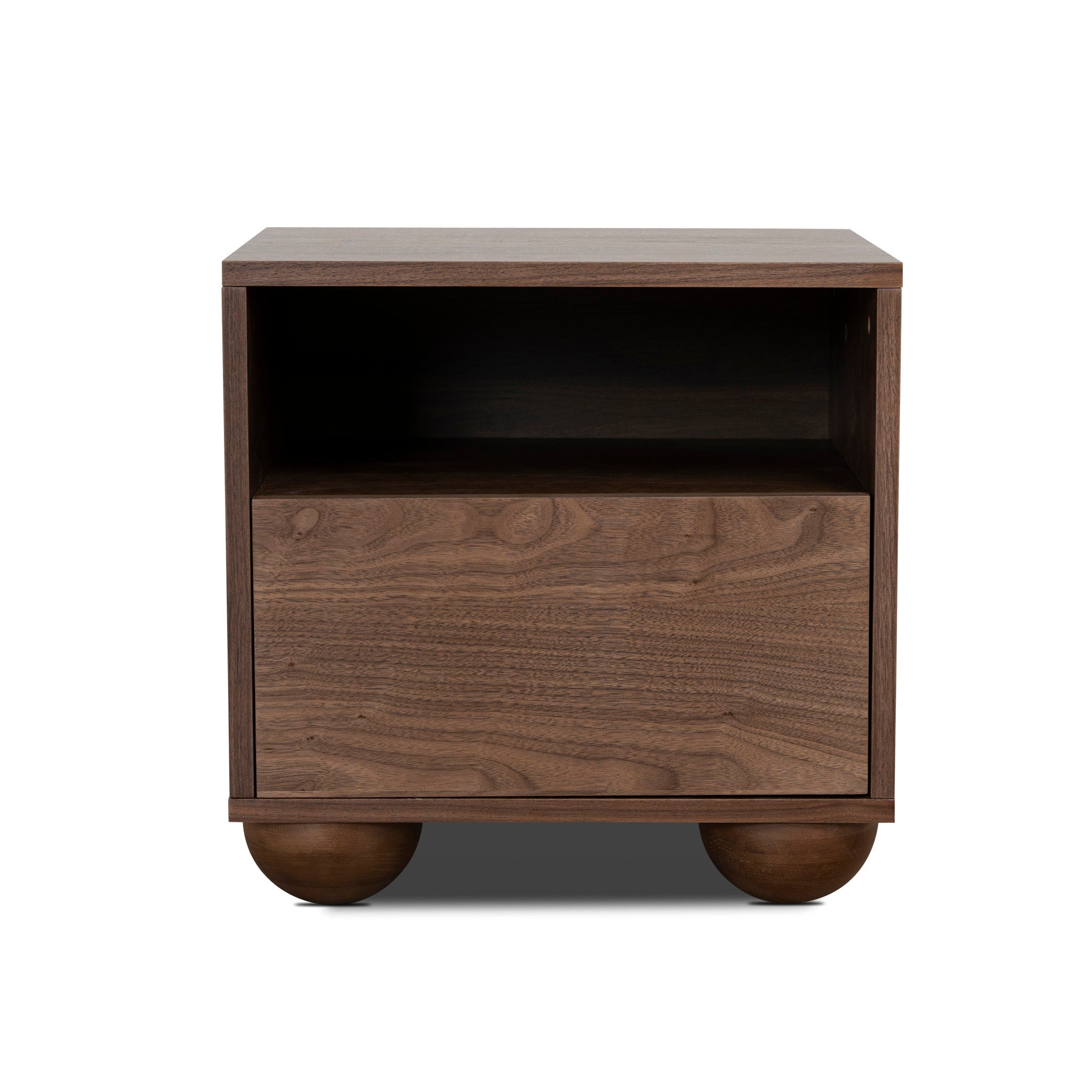 50cm Bedside Table - Walnut - Haley