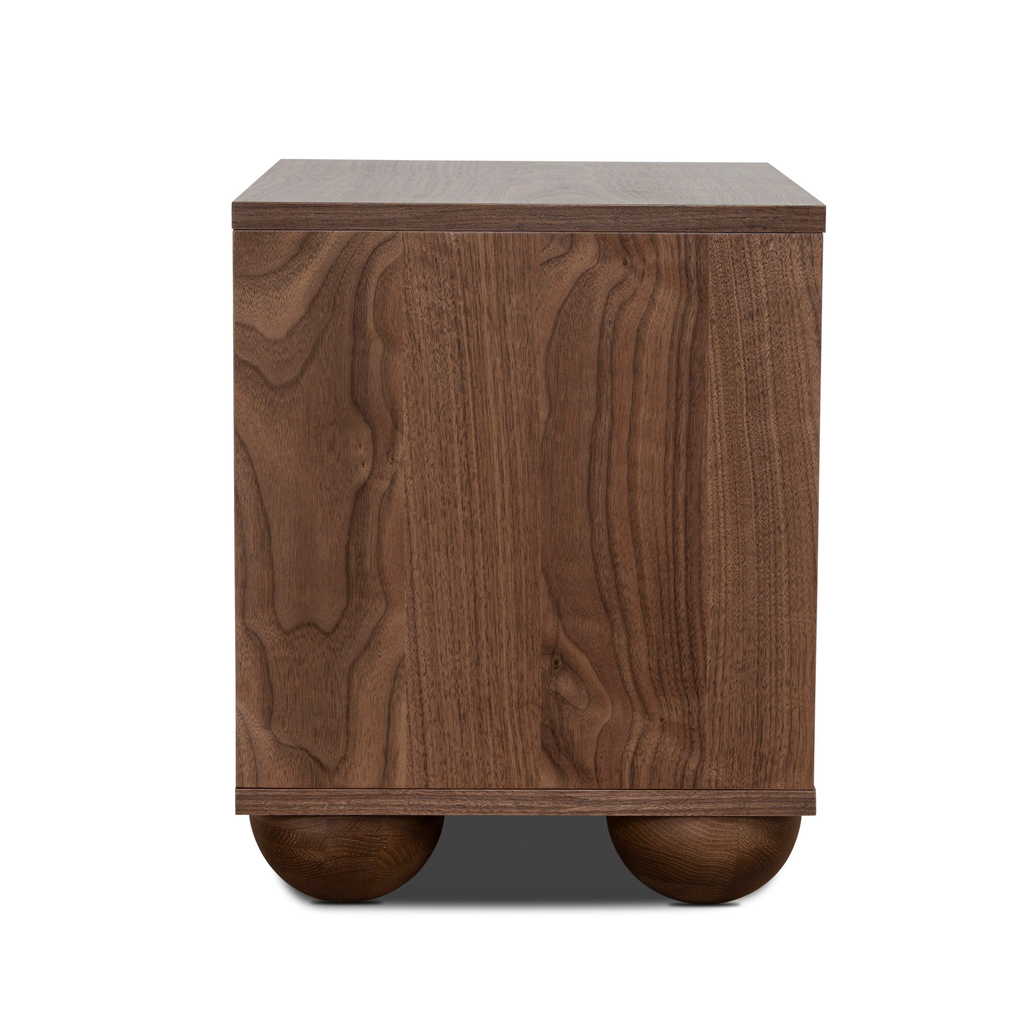 CST12693-KD 50cm Bedside Table - Walnut