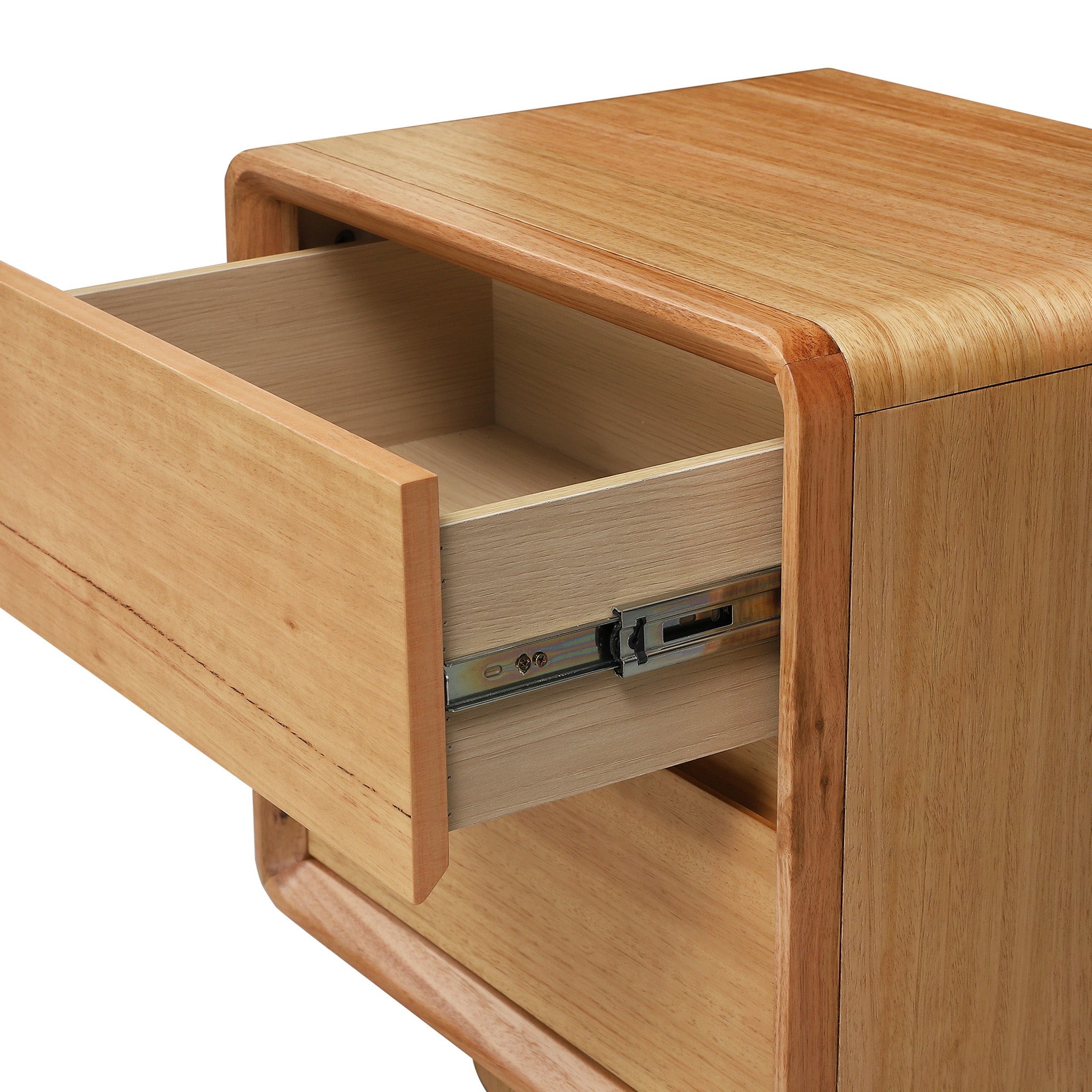 52cm Tassie Oak Bedside Table - Natural - image 8