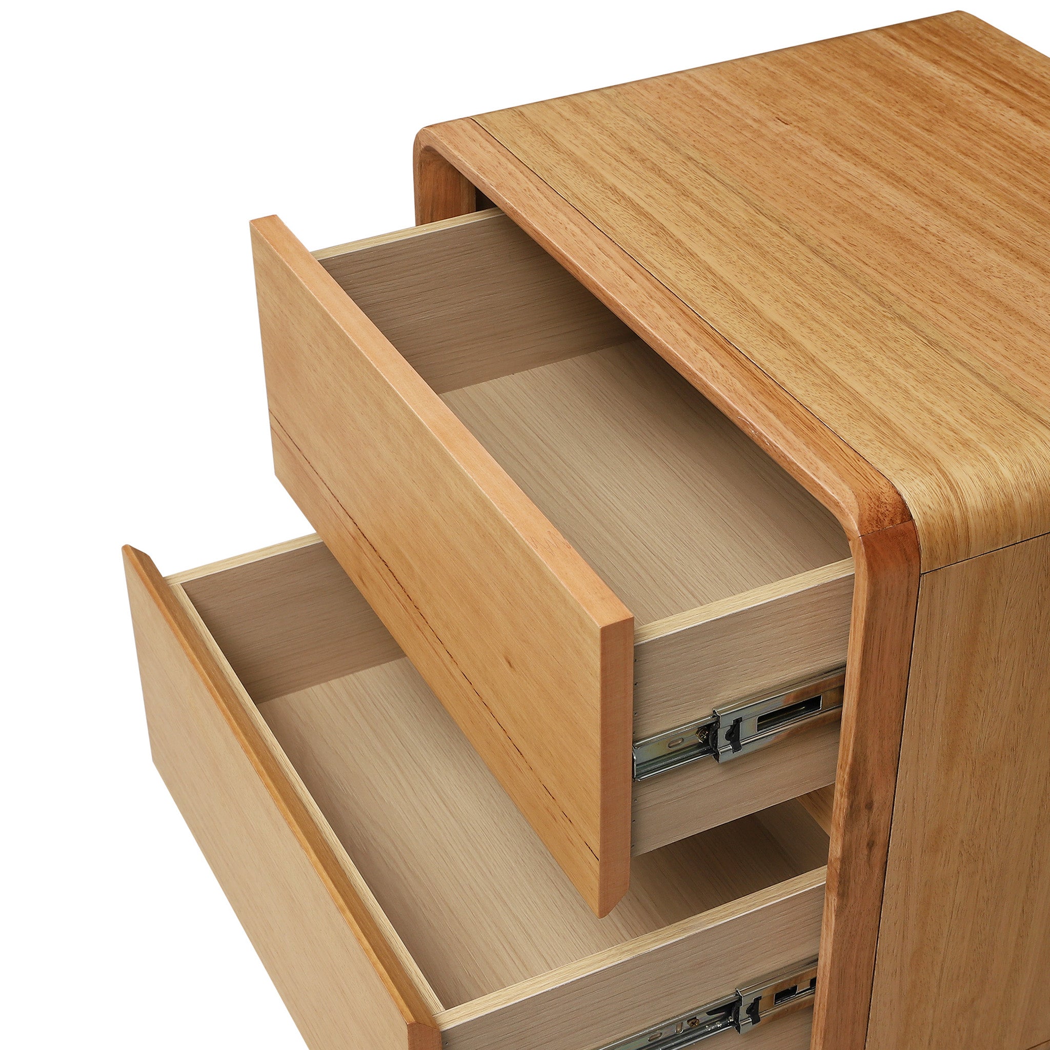 52cm Tassie Oak Bedside Table - Natural - image 9