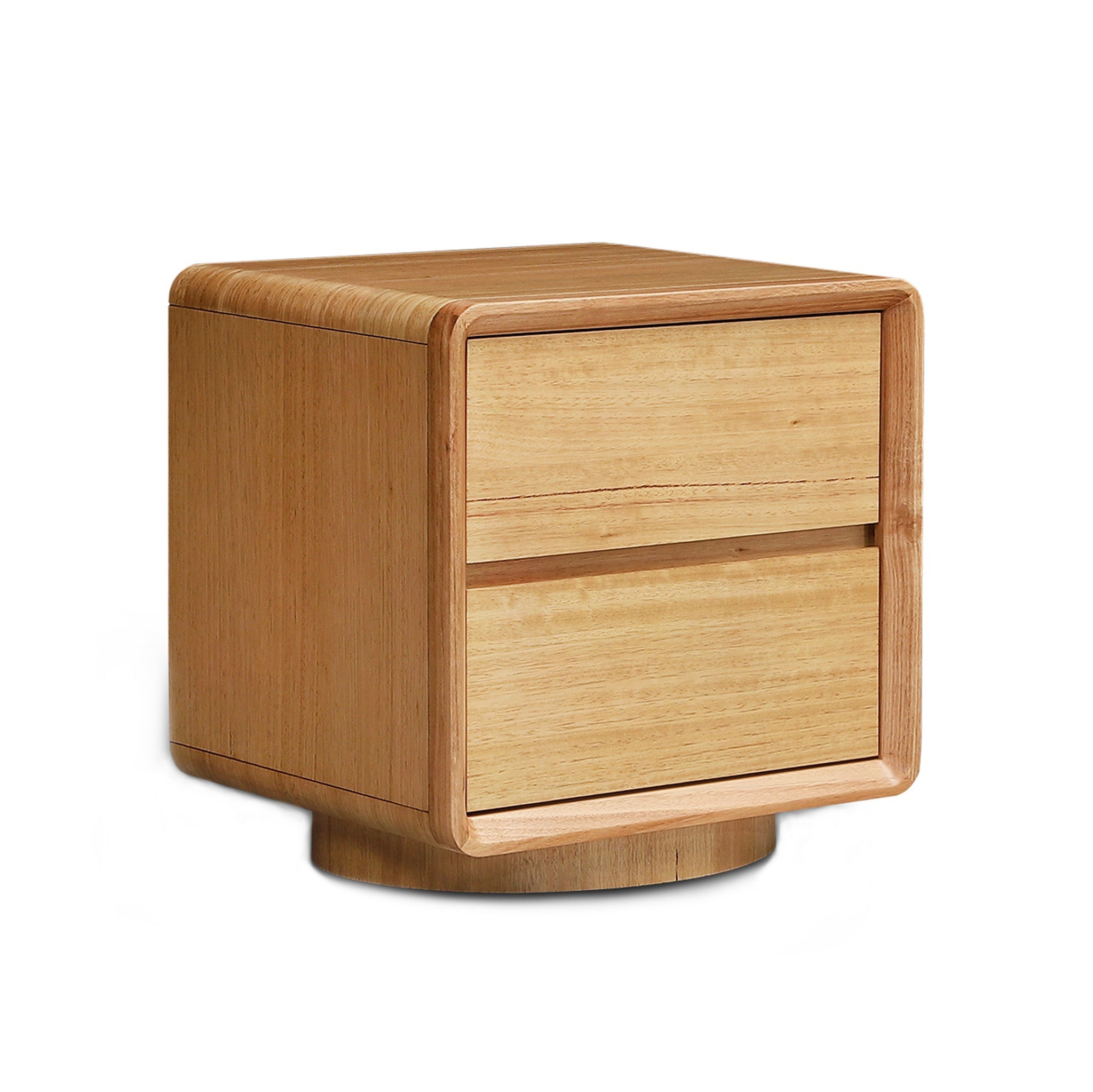 CST12701-MA 52cm Tassie Oak Bedside Table - Natural