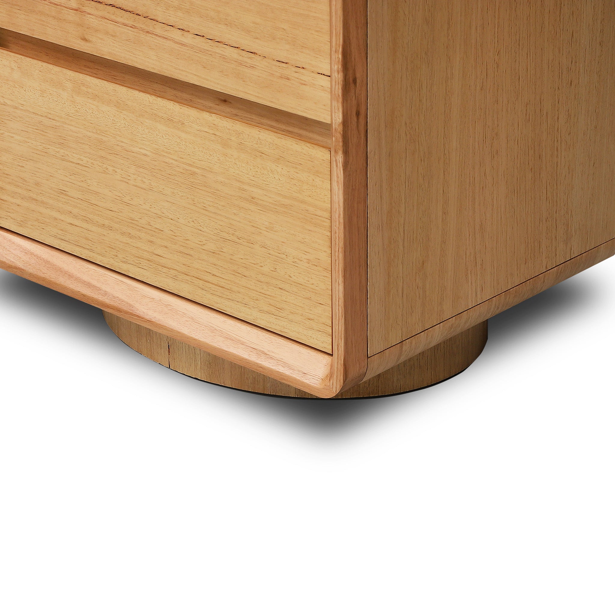 52cm Tassie Oak Bedside Table - Natural - image 6