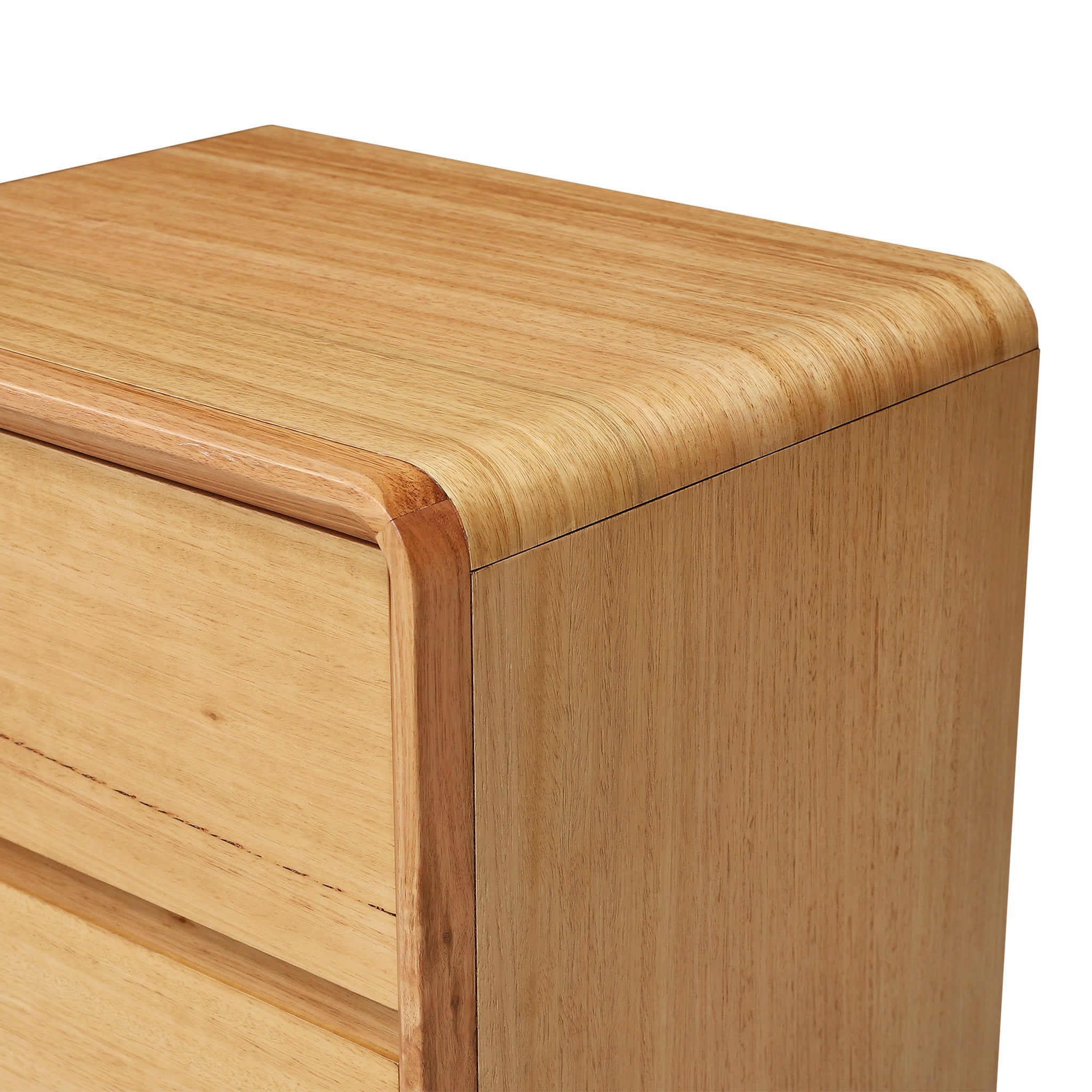 52cm Tassie Oak Bedside Table - Natural - image 5