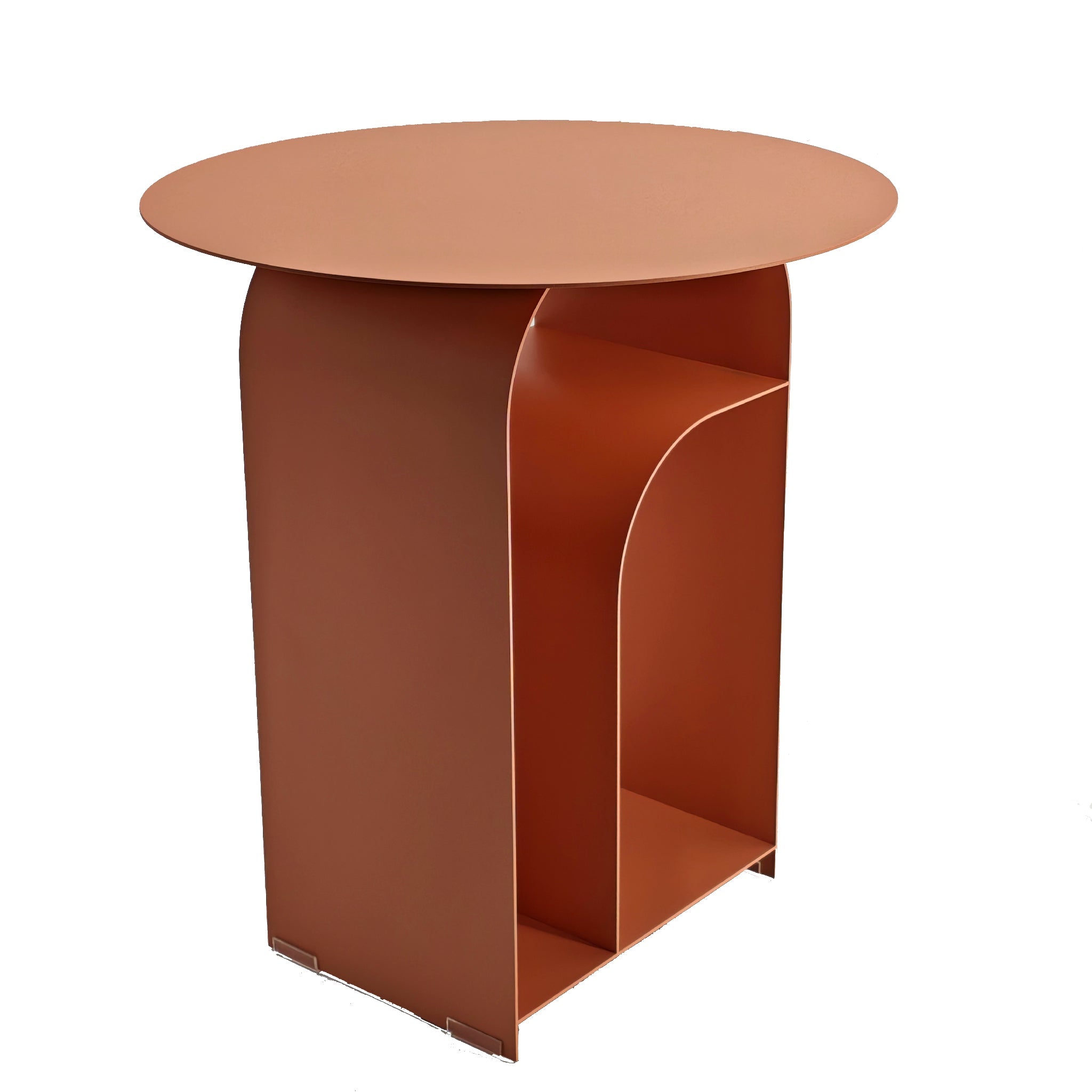 CST12702-BC 38cm Round Side Table - Blush