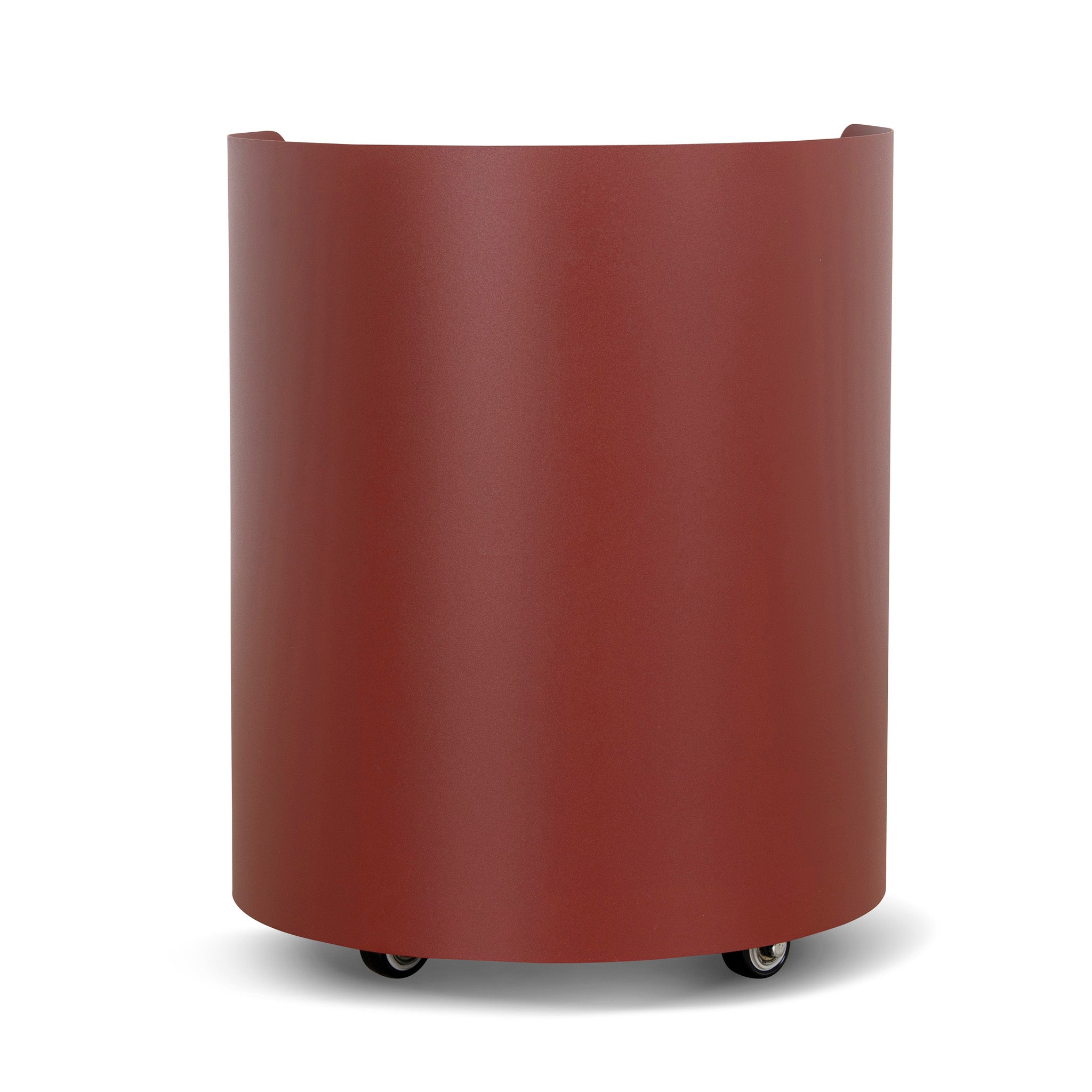 CST12706-BC 37cm Round Side Table - Burgundy Red