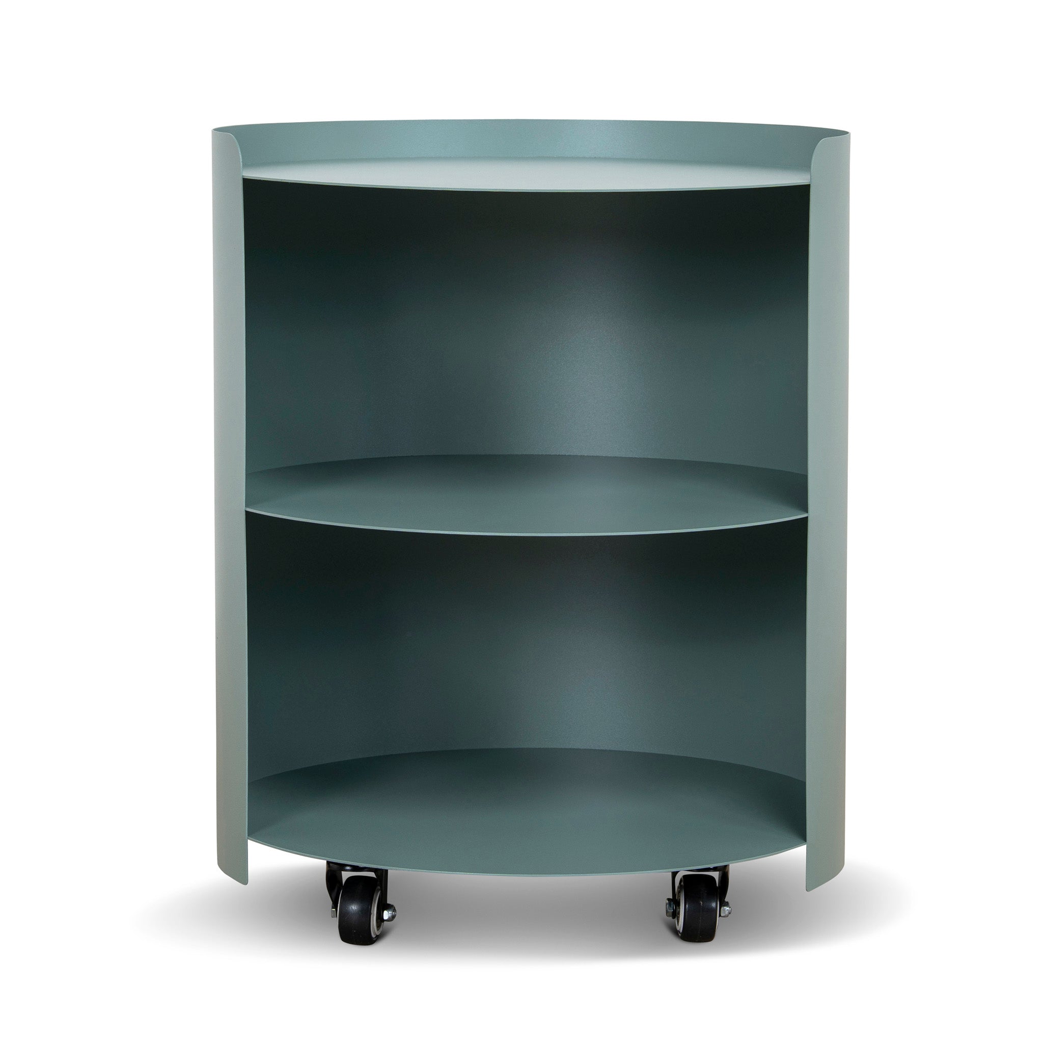 CST12707-BC 37cm Round Side Table - Sage Green