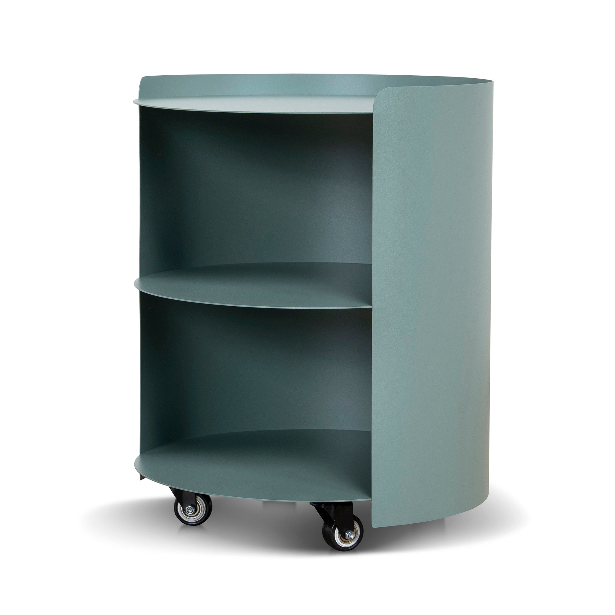 CST12707-BC 37cm Round Side Table - Sage Green
