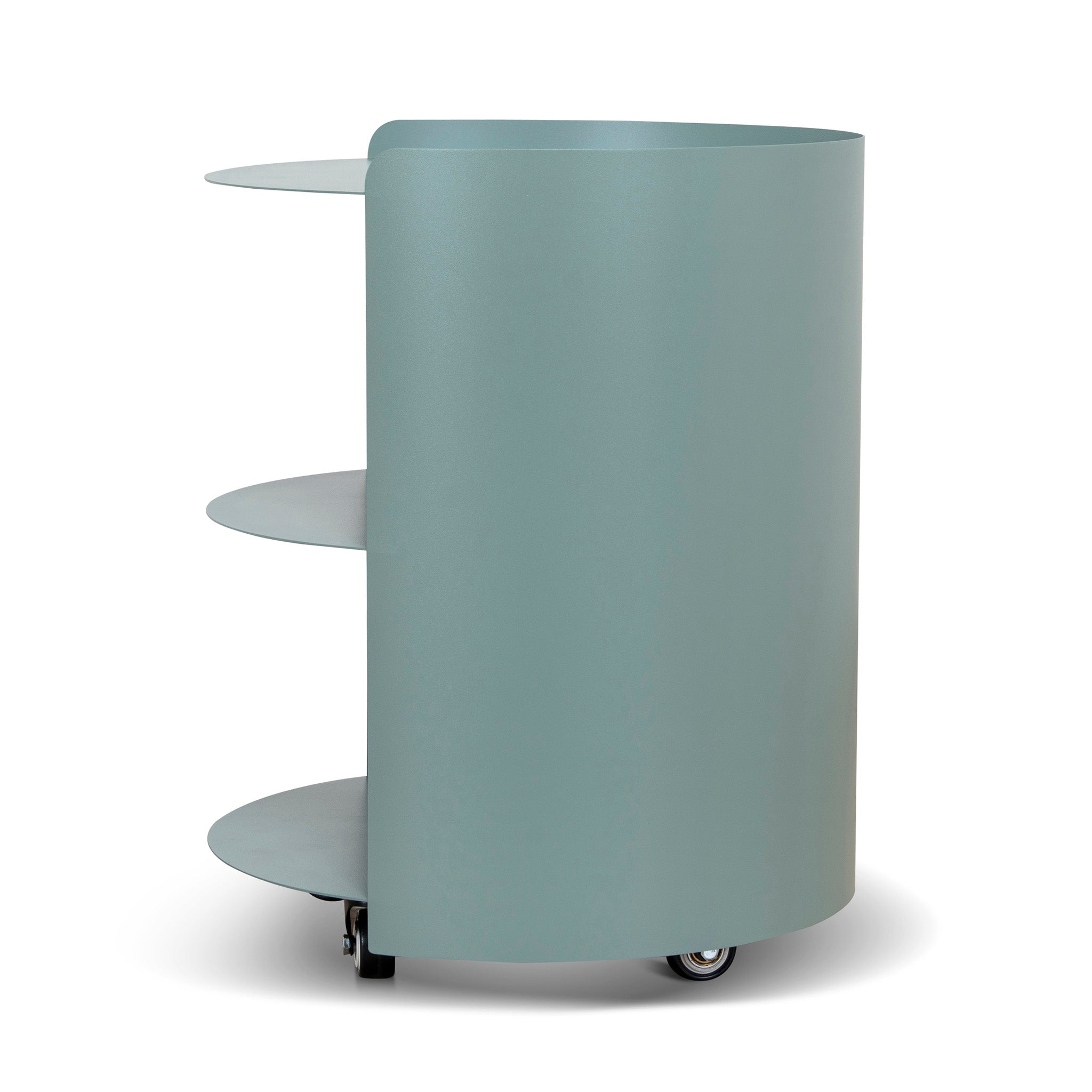 CST12707-BC 37cm Round Side Table - Sage Green