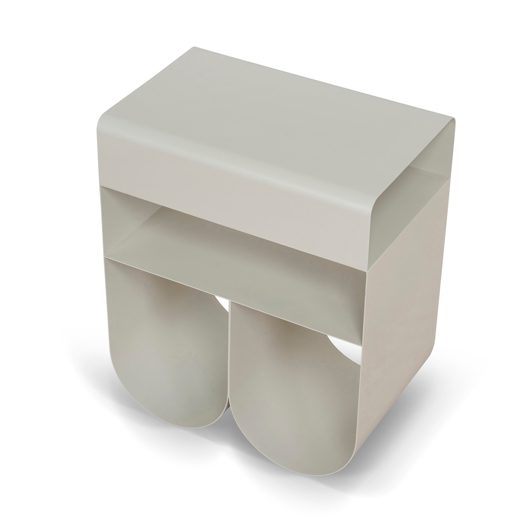 CST12709-BC 40cm Side Table - Almond Milk