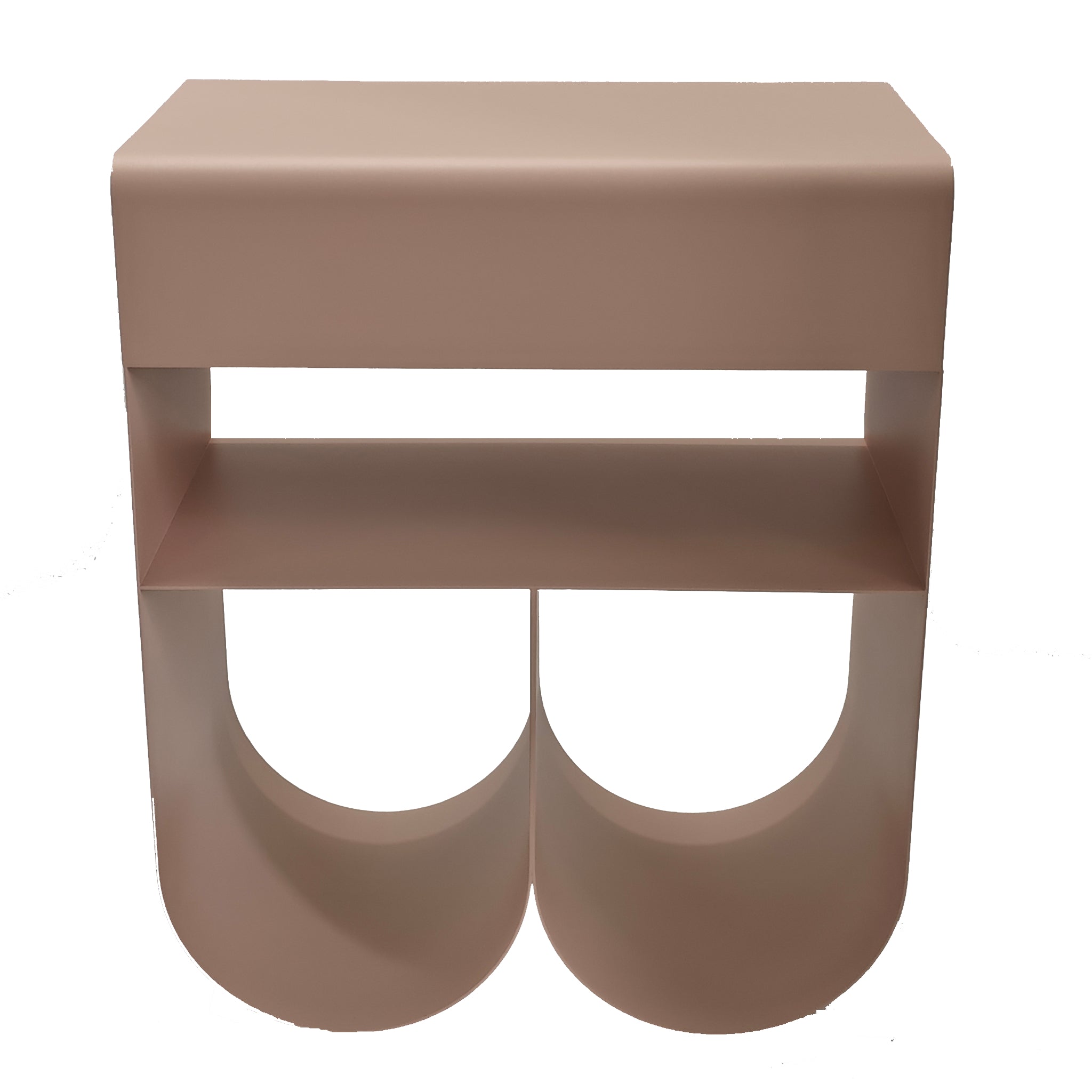 CST12710-BC 40cm Side Table - Smoky Pink